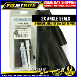 2x Ankle Replacement Latex Seals For Drysuit Scuba Diving Repair Kit