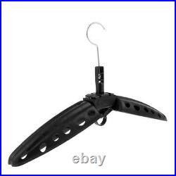 4X Multi Purpose Travel Folds Hanger Black for Scuba Diving BCD Wetsuit Drysuit