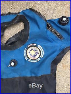 Andy's Professional Diver Drysuit Back Zipper Scuba Dive Suit XXXL