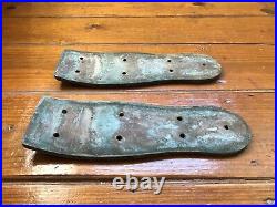 Antique Deep Sea Diving Desco Boots Shoes Weighted Brass Drysuit Scuba Parts