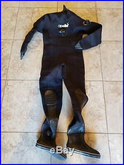 Apollo Dry Suit Drysuit Scuba Diving Made In Japan M Medium