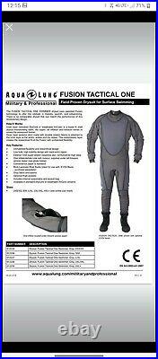 AquaLung Fusion Tacticle One Drysuit L/XL