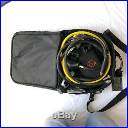 Aqua Lung LX Regulator Set with Dry Suit Hose Twin Gauge Octopus and Cary Case