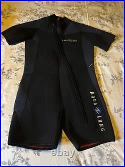 Aqua Lung Semi Dry Wet Suit and Matching Shortie