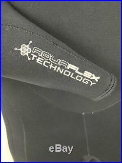Aqua Lung Semi Dry Wetsuit 8/7mm SOLAFX Diving Suit Mens ML