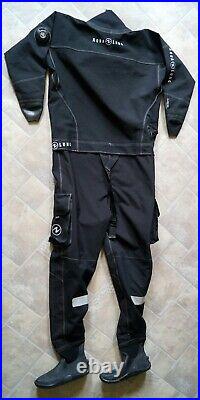 Aqualung Alaskan Trilaminate Drysuit With Boots Size XL