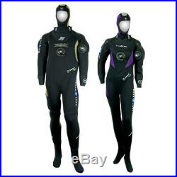 Aqualung Drysuit XS with Hood, Braces and Bag. Also Zena Zeagle BCD in S/M Size
