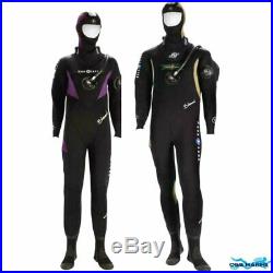 Aqualung Drysuit XS with Hood, Braces and Bag. Also Zena Zeagle BCD in S/M Size