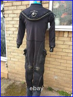 Aqualung Fusion Bullet SLT Dry Suit, L/XL, Silicone Seals installed