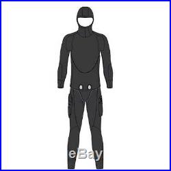 Aqualung Hudson 2 Pieces 7 Mm Black T09891/ Wet suits Unisex Black, Wet suits