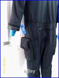 Aqualung White Fusion Bullet Scuba Diving Drysuit (NEW) 3XL
