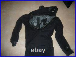 Aqualung/Whites Fusion Tactical Drysuit L/XL with Relief Zipper & Under Garments