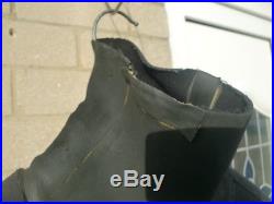 Back zip Otter commercial neoprene drysuit 6'3 tall SCUBA boot size 12 &pee zip
