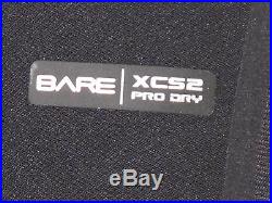 Bare XCS2 Pro Dry scuba diving drysuit men's size ML