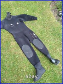 Beaver diving drysuit LARGE scuba dry suit