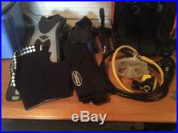 Buddy travel wing, Apex Reg, Scuba Diving Equipment, Mares Fins, Dry Suit