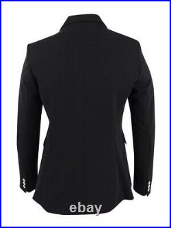Calvin Klein Women's Scuba Double-Breasted Jacket (8, Black)