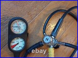 Calypso 1st stage 2nd stage & octopus with gauges BC hose and drysuit hose