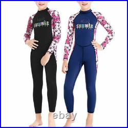 Child Kids Full Length Wetsuit Girls Swim Scuba Kayak UV Sun Wet Suit Quick Dry