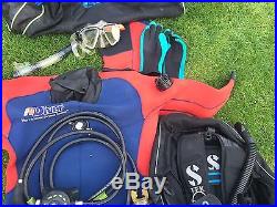 Complete Scuba Diving Kit Inc. Dry Suit & Regulator