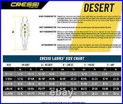 Cressi Desert Neoprene 4mm Scuba Dive Drysuit for Ladies