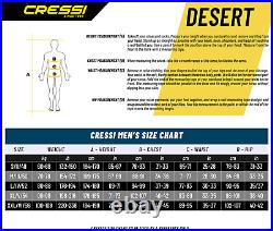 Cressi Desert Neoprene 4mm Scuba Dive Drysuit for Men