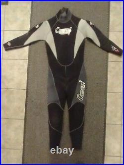 Cressi comfort semi-dry Wetsuit wet suit 40 Scuba 5mm plus jacket like mares