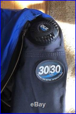 DUI 3030 Dry Suit Scuba Diving Size XL Brand New