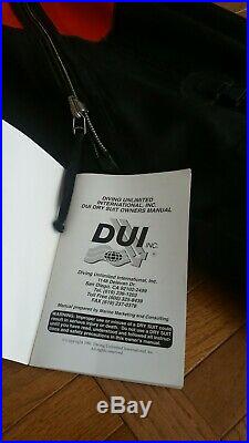 DUI CF200X SCUBA Diving Drysuit Sz Medium & Owners Manual in Excellent Condition