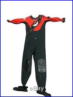 DUI CFX200X Drysuit for Cold Water Scuba Diving with Pockets Small/Med Boot 9 Men