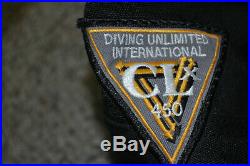 DUI CLX450 Classic Series Scuba Diving Dry Suit UNLIMITED INTERNATIONAL withCASE