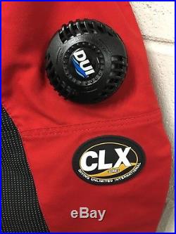 DUI CLX50/50 SCUBA Drysuit Size Signature Series with NEW Zip Seals