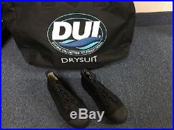 DUI CLX50/50 SCUBA Drysuit Size Signature Series with NEW Zip Seals