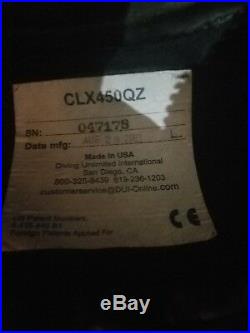 DUI CLx450 SCUBA Drysuit Size Signature Series L