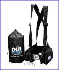 DUI Classic Weight Belt Harness for Drysuit Scuba Diving Dry Suit, Small