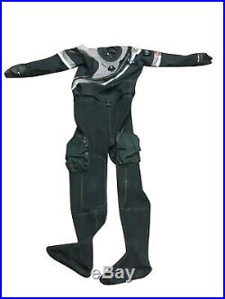 DUI FLX50/50 Men's Drysuit with Pockets for Cold Water Scuba Diving Shoe 11 Large