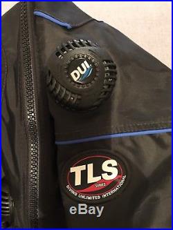 DUI TLS350 Premium Drysuit Men's Large Scuba Diving