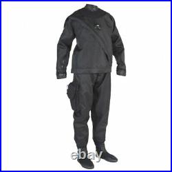 DUI Yukon II Men's Drysuit Scuba Diving Dry Suit Dive Size LT Large Tall Black