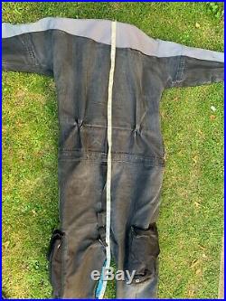 DUI diving unlimited international dry suit membrane scuba diving drysuit large