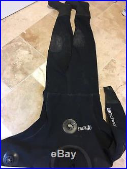 Decor Xtremes Dry Scuba Suit Men's Size M Cold Water Diving Good Condition