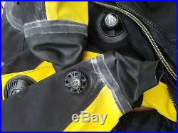 Diving Concepts Dry Suit Scuba Dive With Undergarment Scuba Dive Dry Suit Large