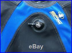Dry Suit Scuba Membrane Bodyglove Epic 2000 Apeks Valves Size 10/11 feet