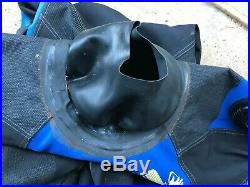 Dry Suit Scuba Membrane Bodyglove Epic 2000 Apeks Valves Size 10/11 feet