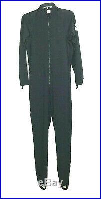 Evo Mens Size XL Scuba Diving Undergarment Black Lycra UV Protection Drysuit EUC