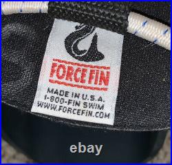 Force Fins adjustable to fit dry suit boots. Scuba Dive Fins Forcefins