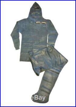 Heavy rubber Russian diving suit. Very soft rubber drysuit. Scuba diving suit