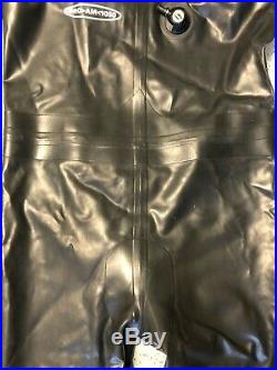 Hunter Pro AM 1050 Vulcanized Rubber SCUBA Drysuit (EXL) with Bag Very Good