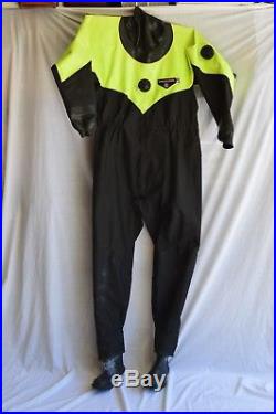 Large Scuba Gear OS Systems Dry Suit with insulated undergarment