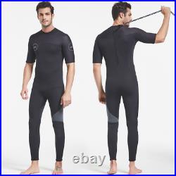 Men's 3mm Neoprene Short Wetsuits Jump Free Dive Scuba Snorkel Short Diving Suit