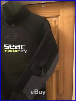 Mens Seac Sub Masterdry Semidry Wetsuit XL Scuba Diving
